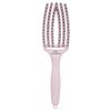 OLIVIA GARDEN Finger Brush Pastel Pink kefa na vlasy masážna 6-radová stredná OLIVIA GARDEN Finger Brush Pastel Pink kefa na vlasy masážna 6-radová stredná