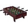 GamesPlanet® Mini stolný futbal s nožičkami, 70 x 37 x 25 cm, tm. drevo