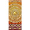 Fototapeta - DV1038 - Zlatá mandala - oranžový podklad Vliesová fototap. - 91cm x 211cm Fototapeta - DV1038 - Zlatá mandala - oranžový podklad Vliesová fototap. - 91cm x 211cm