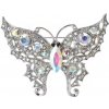B-TOP Brošňa Motýľ s AB kryštálmi B-TOP Brošňa Motýľ s AB kryštálmi