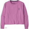 Patagonia L/S Driftways Easy Cut Organic dámske tričko, brisk purple S Patagonia L/S Driftways Easy Cut Organic dámske tričko, brisk purple S