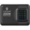 Viking USB GaN charger 200W PD PRO/sieťový adaptér/Output:3xUSB-C,2xUSB-A/Rýchlo nabíjania/ VCH200PD Viking USB GaN charger 200W PD PRO/sieťový adaptér/Output:3xUSB-C,2xUSB-A/Rýchlo nabíjania/ VCH200PD