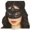 Čierna maska s flitrami