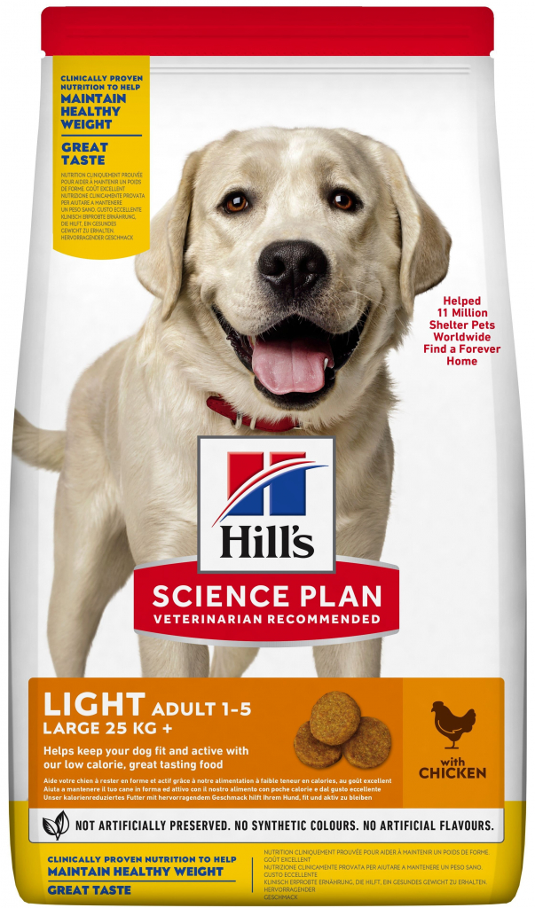 Hill\'s Canine Adult Light Large Breed Chicken 18 kg