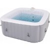 Nafukovací štvorcový bazén s hydromasážou, 600 l Nafukovací štvorcový bazén s hydromasážou, 600 l