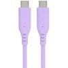 PremiumCord silikonový USB-C 60W, fialový, 1.5m ku31sa15v PremiumCord silikonový USB-C 60W, fialový, 1.5m ku31sa15v