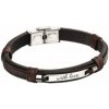 Pánsky kožený ID náramok na gravírovanie BL196 Pánsky kožený ID náramok na gravírovanie BL196