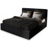 Wilsondo Manželská čalúnená posteľ s úložným priestorom Parmelia 160x200 - čierna Wilsondo Manželská čalúnená posteľ s úložným priestorom Parmelia 160x200 - čierna