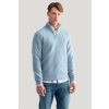 Gant Textured Cotton H-zip Stormy Sea