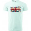 Britská vlajka stará - Klasické pánske tričko vyššej gramáže - M ( Frost ) Britská vlajka stará - Klasické pánske tričko vyššej gramáže - M ( Frost )