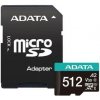 Pamäťová karta ADATA Premier Pro MicroSDXC 512GB UHS-I (100R/80W) + adaptér (AUSDX512GUI3V30SA2-RA1) Pamäťová karta ADATA Premier Pro MicroSDXC 512GB UHS-I (100R/80W) + adaptér (AUSDX512GUI3V30SA2-RA1)