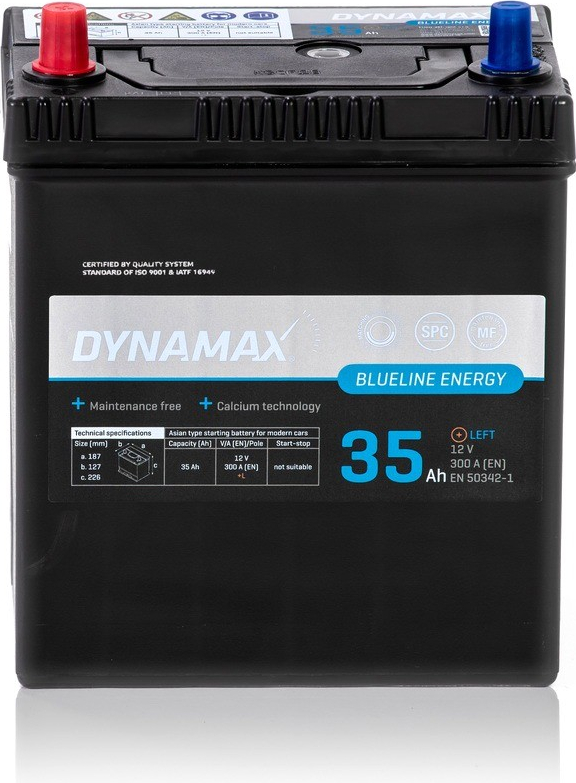 DYNAMAX ENERGY Blueline 35 ASIA L 12V 35Ah 300A