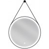 Mexen Reni, LED kúpeľňové zrkadlo s podsvietením 60x60 cm, 6000K, čierny rám, ochrana proti zahmlievaniu, 9812-060-060-611-70 Mexen Reni, LED kúpeľňové zrkadlo s podsvietením 60x60 cm, 6000K, čierny rám, ochrana proti zahmlievaniu, 9812-060-060-611-70