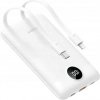 VEGER powerbanka 10 000 mAh s vstavanými káblami Typ C / Lightning PD QC3.0 VEGER powerbanka 10 000 mAh s vstavanými káblami Typ C / Lightning PD QC3.0