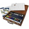 Royal Langnickel Luxusní sada s akrylovými barvami v dřevěném kufříku Royal Langnickel Luxusní sada s akrylovými barvami v dřevěném kufříku
