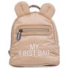 Childhome Detský batoh My First Bag Puffered Beige Childhome Detský batoh My First Bag Puffered Beige