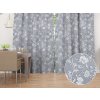 Biante Dekoračný záves PM-046 Zámocké kvety na svetlo sivom 145x190 cm Biante Dekoračný záves PM-046 Zámocké kvety na svetlo sivom 145x190 cm