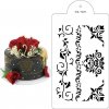 Šablóna šablóna ornament BOA 35x21 cm - Cakesicq Šablóna šablóna ornament BOA 35x21 cm - Cakesicq