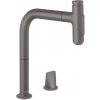 Hansgrohe M71 - Drezová batéria M7120-H200 v vyťahovacou spŕškou, 2-otvorová inštalácia, sBOX, kefov - 73818340 Hansgrohe M71 - Drezová batéria M7120-H200 v vyťahovacou spŕškou, 2-otvorová inštalácia, sBOX, kefov - 73818340