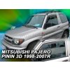 Mitsubishi Pajero Pinin 3-dvere 1998-2007 (predné) - deflektory Heko Mitsubishi Pajero Pinin 3-dvere 1998-2007 (predné) - deflektory Heko