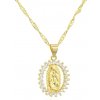 Náhrdelník Medailón Panna Mária Zlatá HR21662 Náhrdelník Medailón Panna Mária Zlatá HR21662