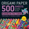 Origami Paper 500 sheets Rainbow Patterns 6 inch (15 cm) Origami Paper 500 sheets Rainbow Patterns 6 inch (15 cm)