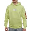 Alpha Industries pánska mikina Metal Plate arctic lime