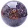 Nefertitis Orgonit gule s ametystom NF16045 - průměr cca 6 cm Nefertitis Orgonit gule s ametystom NF16045 - průměr cca 6 cm