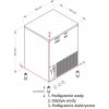 Výrobník ledu NTF SL-140-W - chlazení vodou, kapacita zásobníku 40 kg, 0,8 kW, 735x603x910 mm, NTF SL 180 W Výrobník ledu NTF SL-140-W - chlazení vodou, kapacita zásobníku 40 kg, 0,8 kW, 735x603x910 mm, NTF SL 180 W