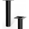 Walteco Nábytková noha okrúhla, priemer 30mm, výška 150mm, čierna Množstvo: 1 ks , 50430 Walteco Nábytková noha okrúhla, priemer 30mm, výška 150mm, čierna Množstvo: 1 ks , 50430