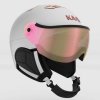 Prémiová lyžiarska prilba KASK Chrome Photo Visor White s fotochromatickým štítom Biela 54 cm Prémiová lyžiarska prilba KASK Chrome Photo Visor White s fotochromatickým štítom Biela 54 cm