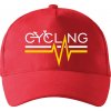 Cycling ekg - Šiltovka so zahnutým šiltom a mosaznou sponou - Univerzálna veľkosť ( Červená ) Cycling ekg - Šiltovka so zahnutým šiltom a mosaznou sponou - Univerzálna veľkosť ( Červená )
