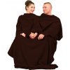 Froster Hnedá hrejivá deka s rukávmi pre pár Froster Hnedá hrejivá deka s rukávmi pre pár