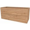 Mereo Aira, kúpeľňová skrinka 121 cm, Multidecor, Light Select Walnut, MER-CN793SLSW1 Mereo Aira, kúpeľňová skrinka 121 cm, Multidecor, Light Select Walnut, MER-CN793SLSW1