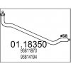 MTS Výfukové potrubie 01.18350 MTS Výfukové potrubie 01.18350