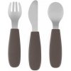 PETITE&MARS Sada príborov s nerezovej ocele Take&Match Bitter Cocoa 12m+