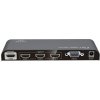 PREMIUMCORD HDMI switch 4Kx2K@60Hz 3:1 kovový s dálkovým ovladačem a napájecím adaptérem