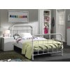 Vipack Kovová detská posteľ New York 120 cm biela Vipack Kovová detská posteľ New York 120 cm biela
