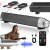 MINI SOUNDBAR BLUETOOTH AUX RCA TF KARTA DIAĽKOVÉ OVLÁDANIE PRE DOMÁCNOSŤ KÚPEĽŇU KARAOKE MINI SOUNDBAR BLUETOOTH AUX RCA TF KARTA DIAĽKOVÉ OVLÁDANIE PRE DOMÁCNOSŤ KÚPEĽŇU KARAOKE