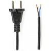 NEDIS napájecí kabel k vysavači/ CEE 7/17/ 250 V AC/ PVC/ černý/ 15 m NEDIS napájecí kabel k vysavači/ CEE 7/17/ 250 V AC/ PVC/ černý/ 15 m