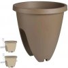 Kvetináč Balconia OVI 26 cm - Taupe PLA-4111379072 Kvetináč Balconia OVI 26 cm - Taupe PLA-4111379072