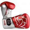 Šnurovacie boxerské rukavice RIVAL RS100 Professional - strieborné/červené Šnurovacie boxerské rukavice RIVAL RS100 Professional - strieborné/červené