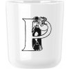 Plastový pohár MOOMIN ABC 200 ml, písmeno P, biela, RIG-TIG Plastový pohár MOOMIN ABC 200 ml, písmeno P, biela, RIG-TIG