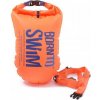 BornToSwim Záchranný plavák, plavecká bójka a vak v jednom 64 x 30 cm - oranžová 222010 BornToSwim Záchranný plavák, plavecká bójka a vak v jednom 64 x 30 cm - oranžová 222010