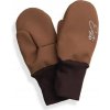 Esito Palcové rukavice softshell Brown hnedá
