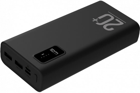 WG 20000 mAh + PD USB-C 20W + QC 3.0 22.5W Black 10113