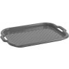 DOMOTTI Plastová tácka Clever sivá 46 x 33 cm DOMOTTI Plastová tácka Clever sivá 46 x 33 cm