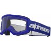 ALPINESTARS okuliare VISION 3 WORDMARK, ALPINESTARS (modrá, číre plexi) 2026 ALPINESTARS okuliare VISION 3 WORDMARK, ALPINESTARS (modrá, číre plexi) 2026