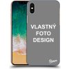 Picasee silikónový Apple iPhone X/XS Vlastný design/motiv čierne