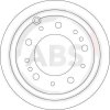 Brzdový kotúč A.B.S. 17174 Brzdový kotúč A.B.S. 17174